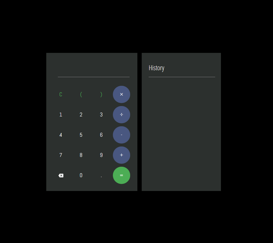 The javascript calculator